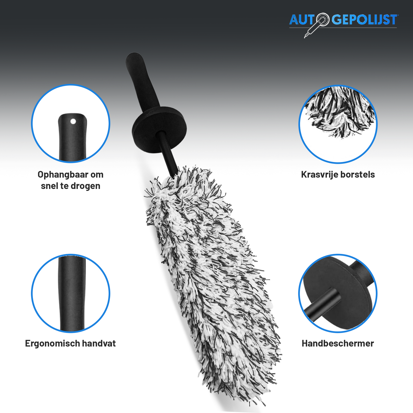 Microvezel Velgenborstel