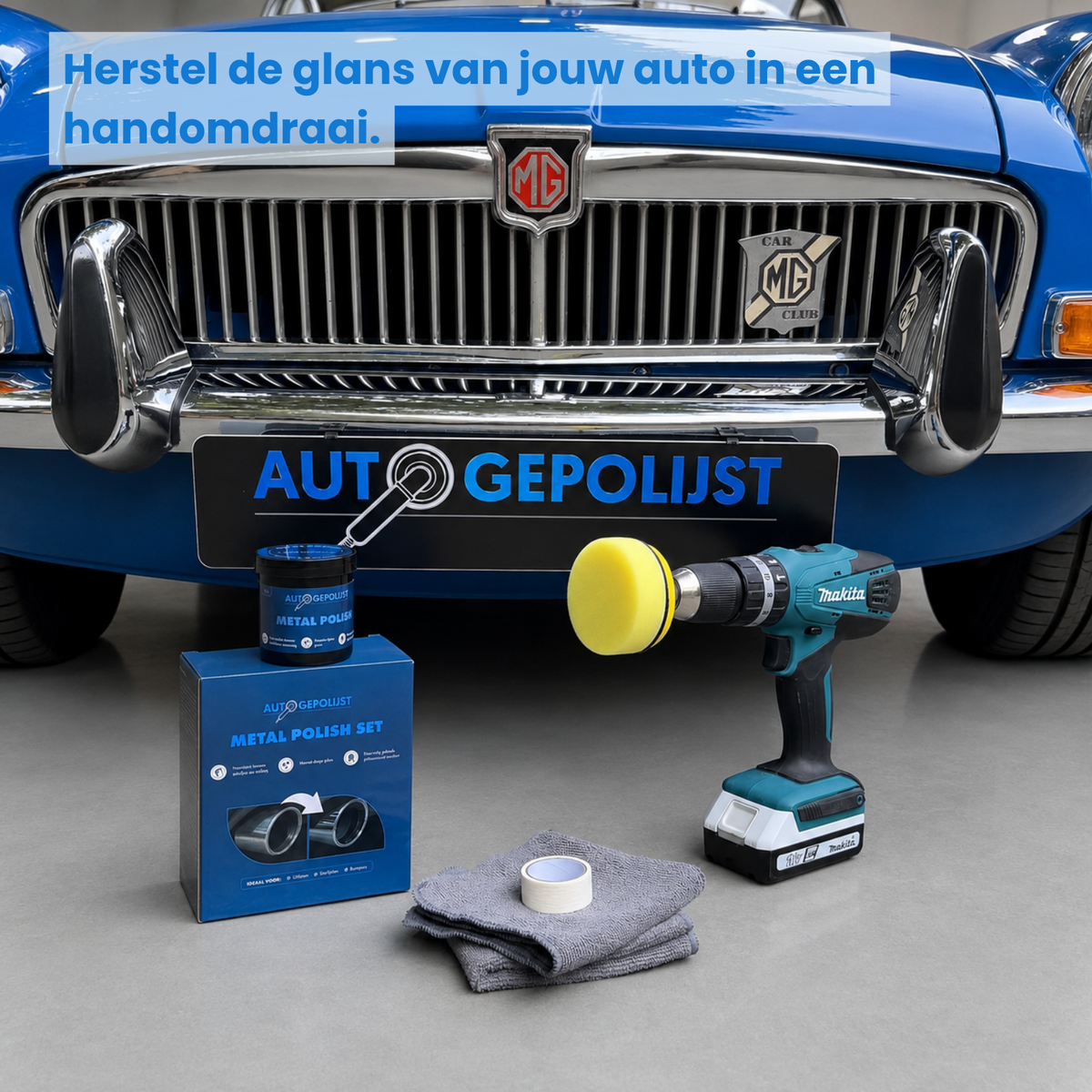 Krasverwijderaar + Metal Polish Combi Deal
