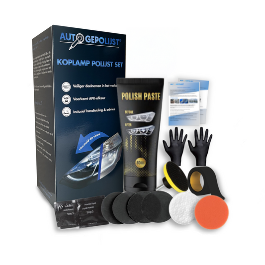 Koplamp polijst set