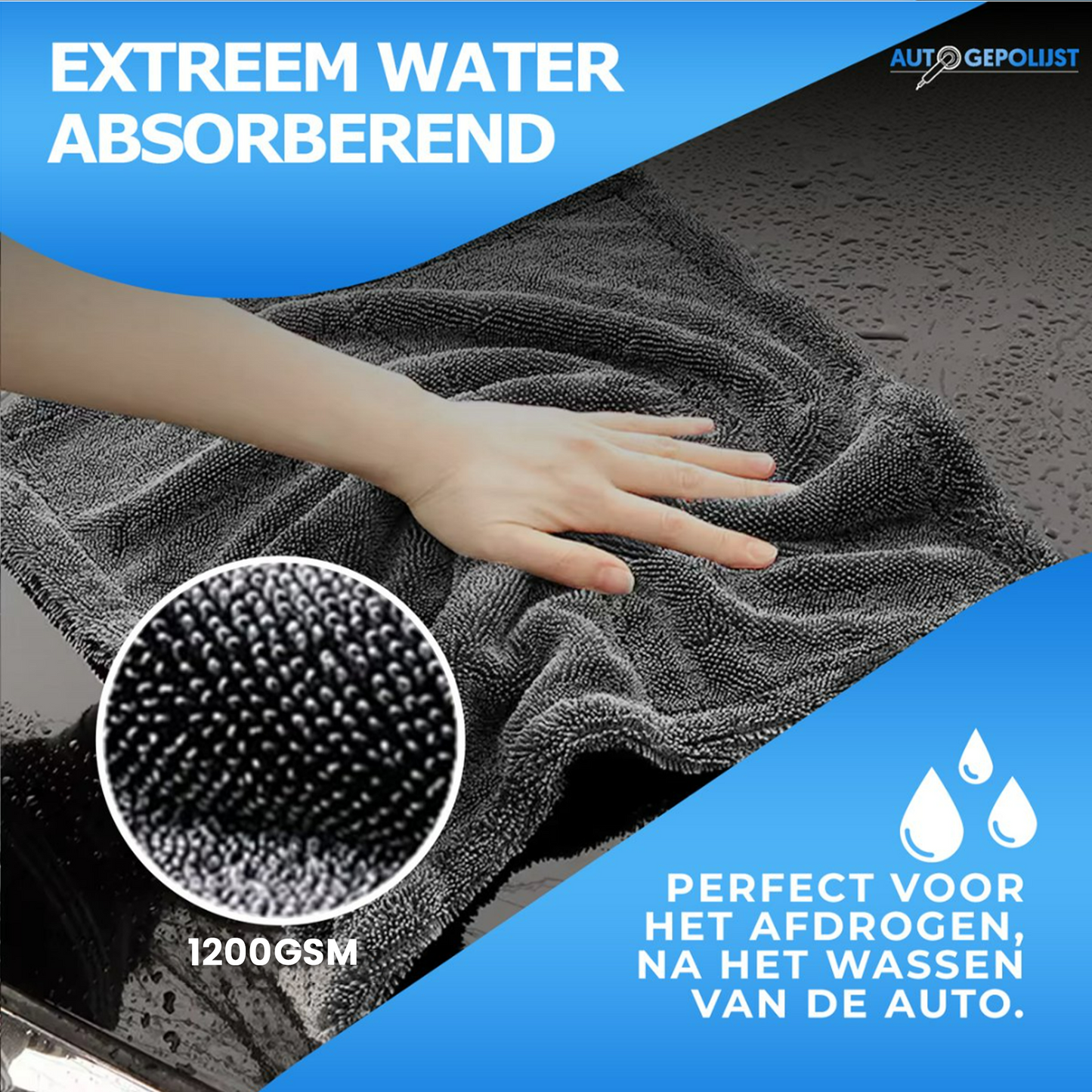 Auto Droogdoek 1200GSM