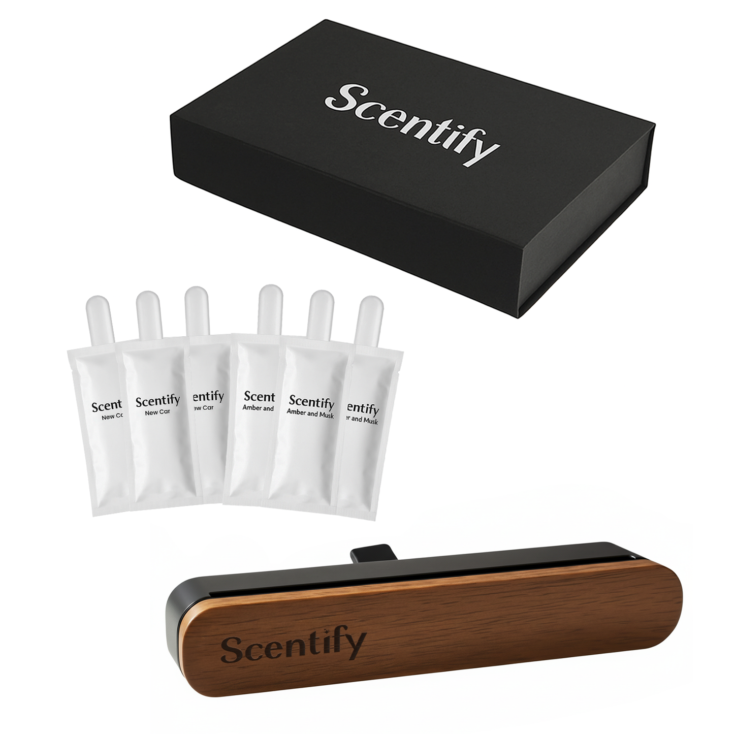 Scentify® Autoparfum met 6 navullingen