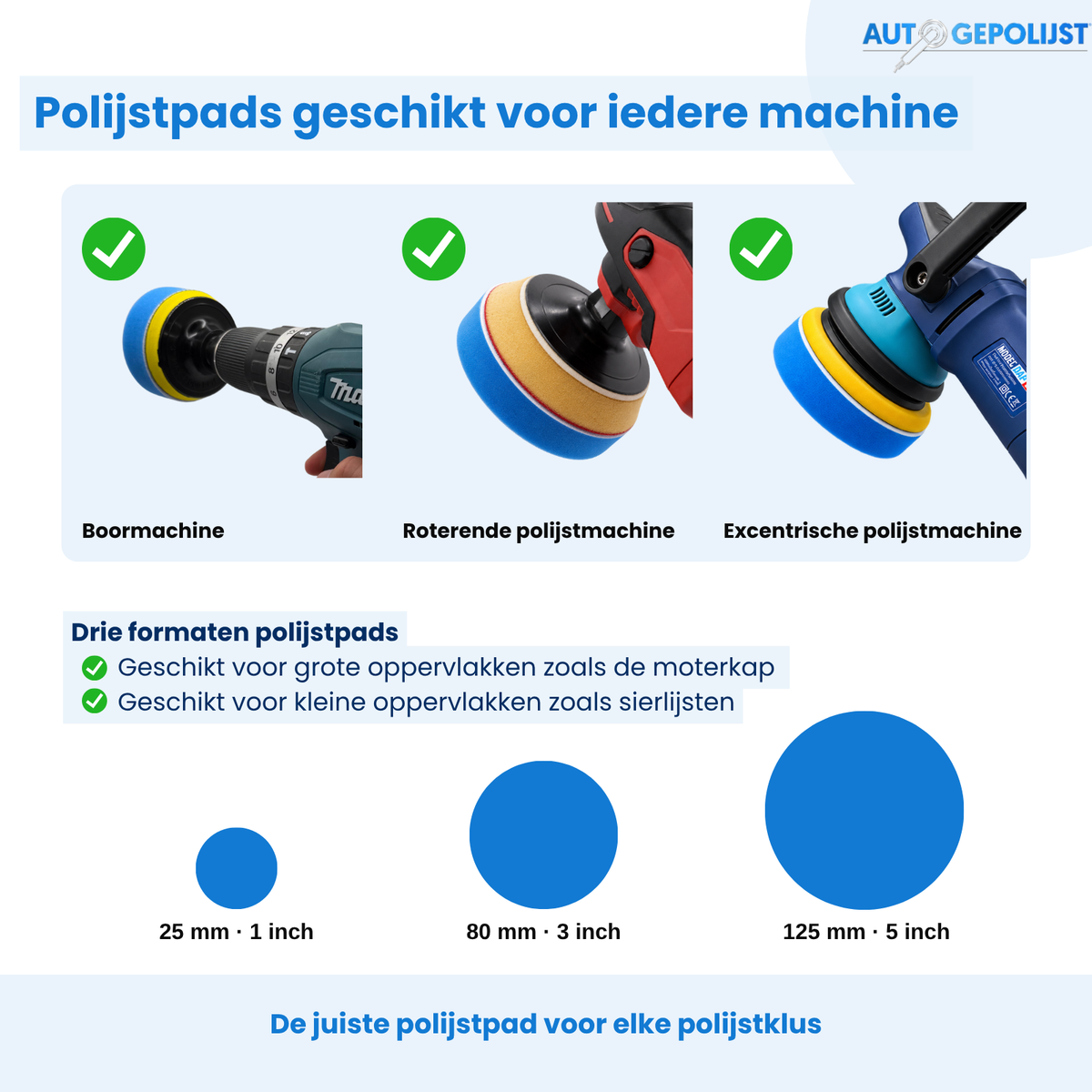 Polijst Pad Set
