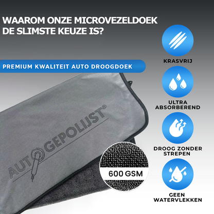 Auto droogdoek 600GSM