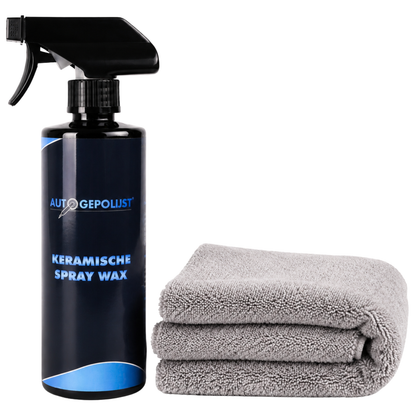 Ceramic Spray Wax + Microfiber Cloth