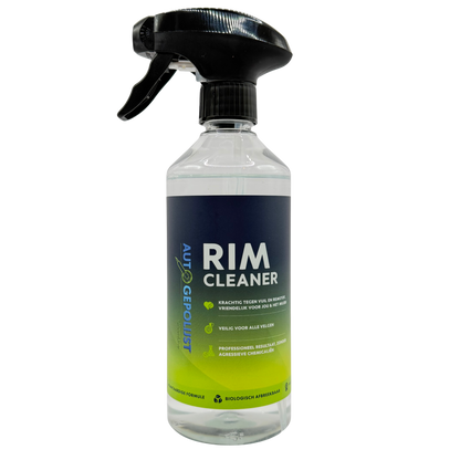 Duurzame velgenreiniger gemaakt van plantaardige grondstoffen en biologisch afbreekbaar.